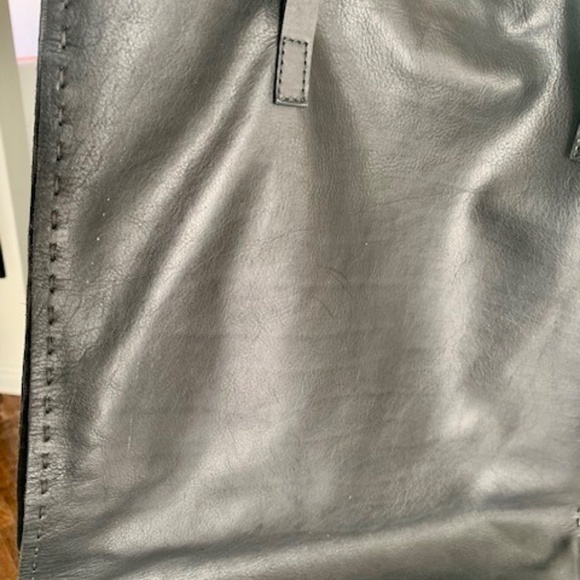 Zara animal print leather bag shopper. - Picture 7 of 8